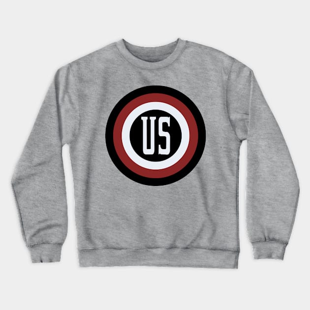 U.S. Agent Shield Crewneck Sweatshirt by ExplodingZombie